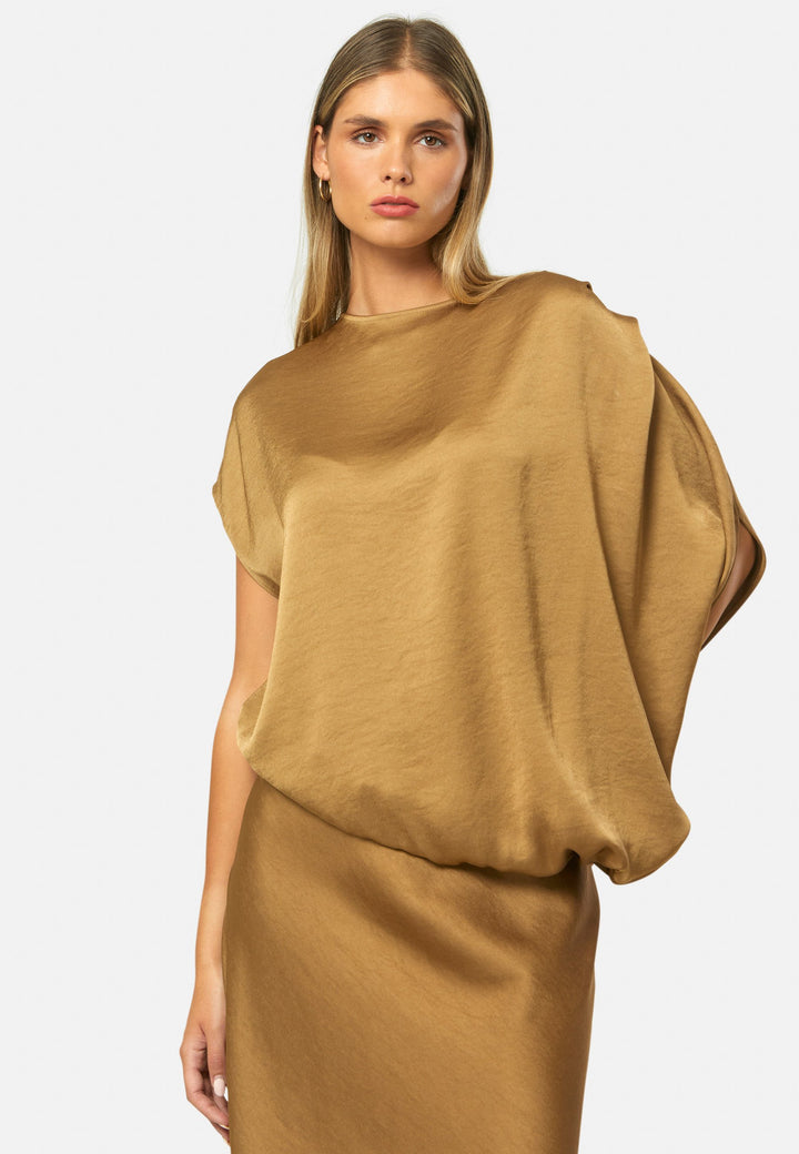 Berna Antique Brass Blouse