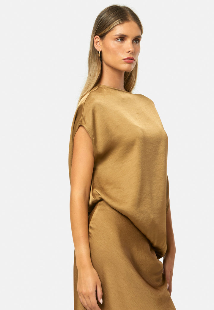 Berna Antique Brass Blouse