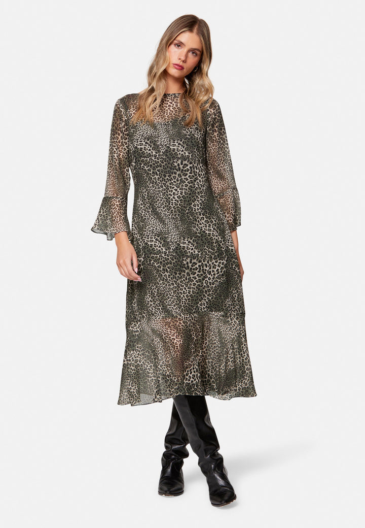 Ezra Leopard Print Dress