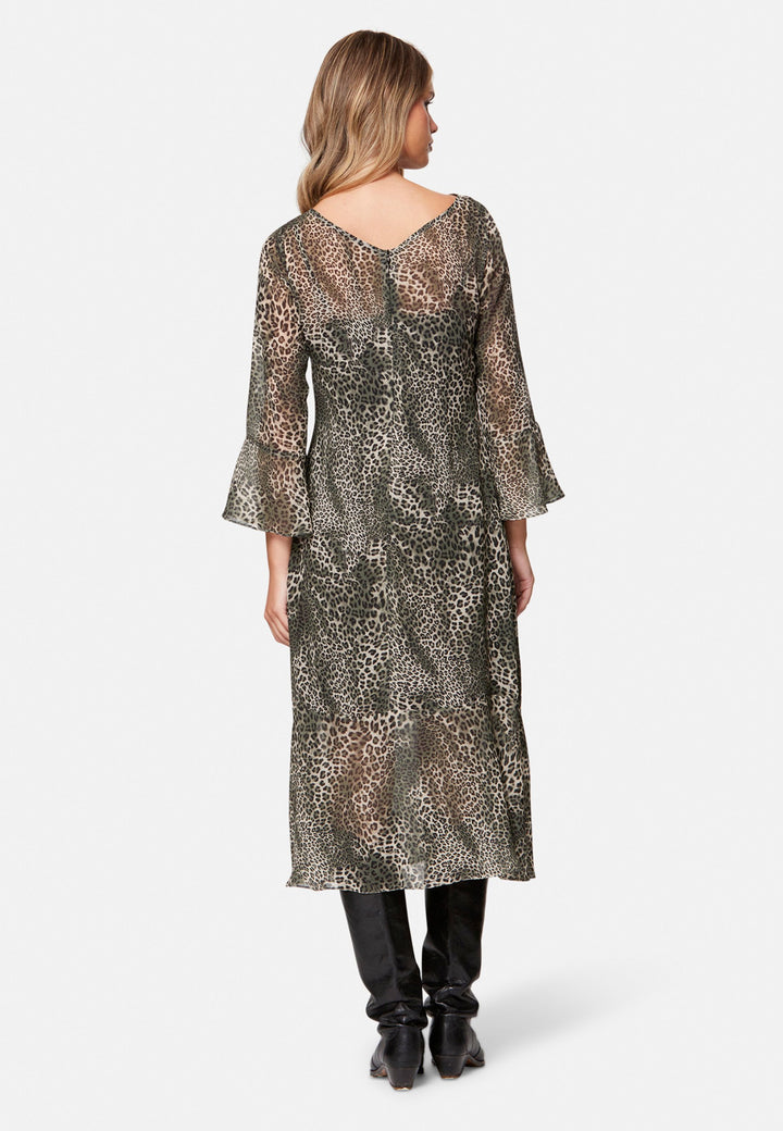 Ezra Leopard Print Dress