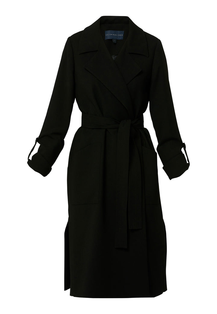 black trench coat