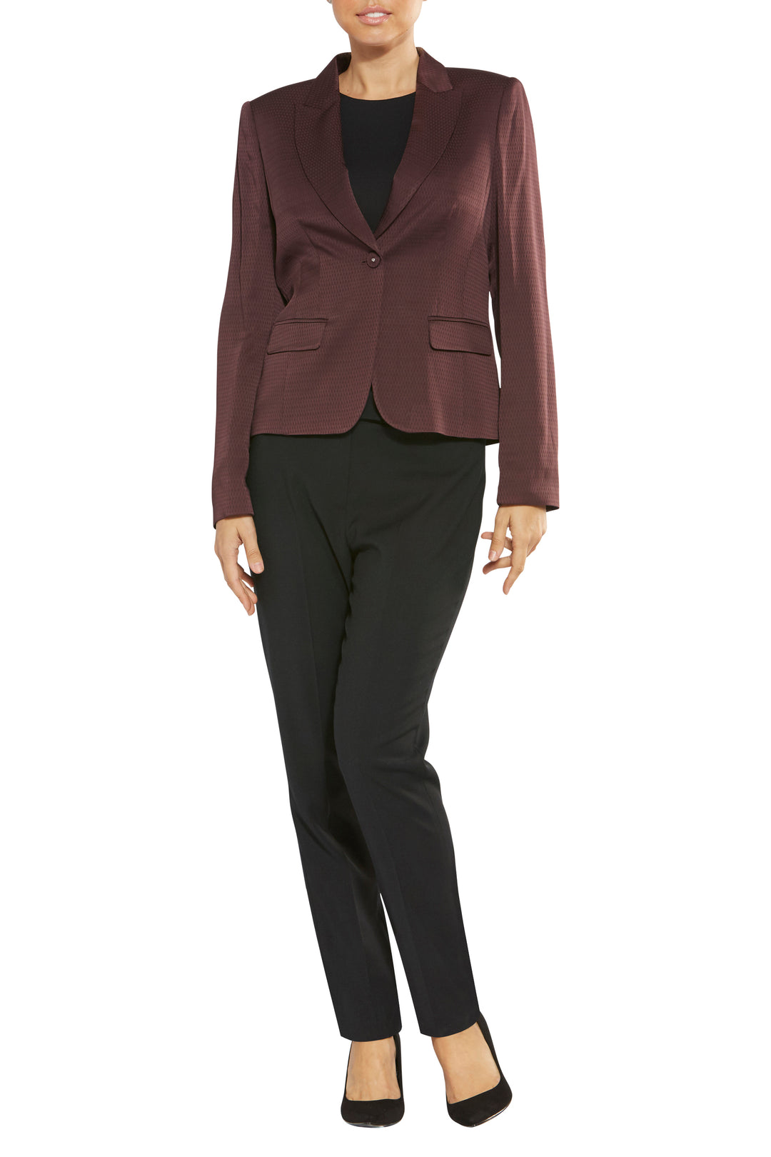 Agnes Burgundy Jacket