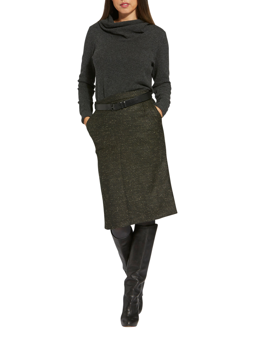 Elena Tweed Skirt