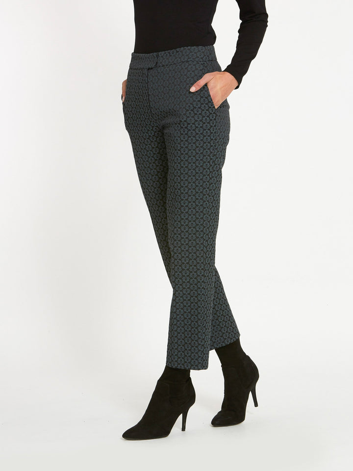 Jill Grey Jacquard Pants
