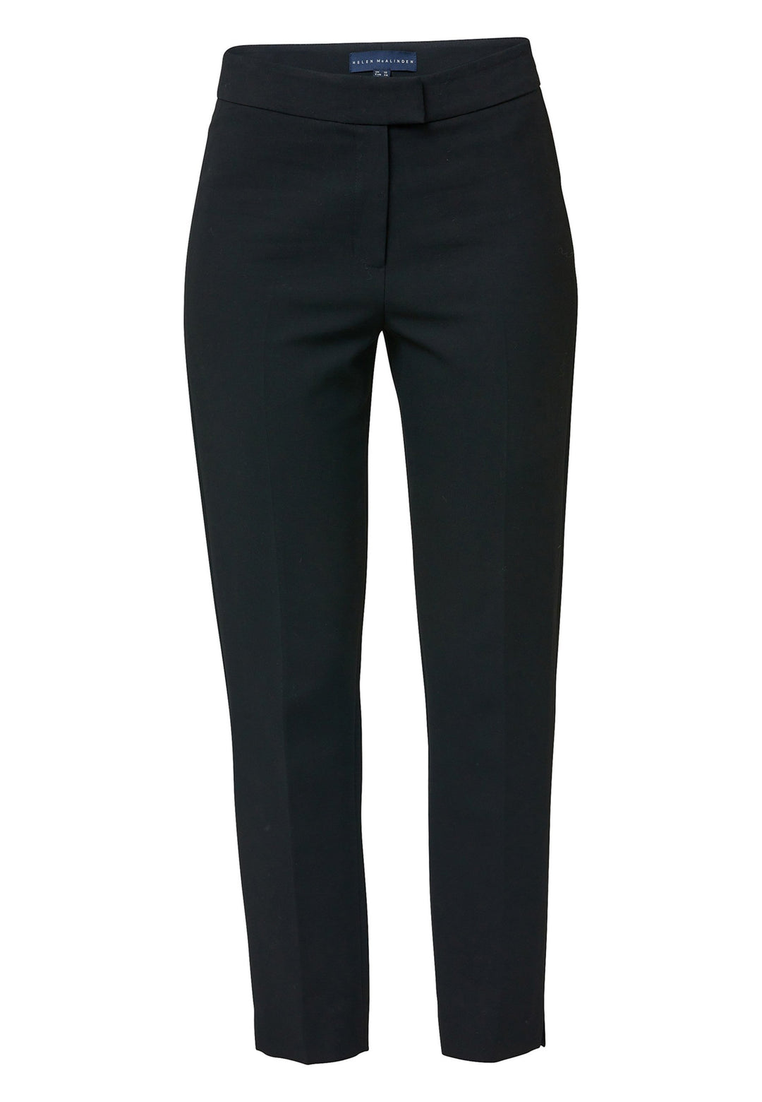 Jill makes a triumphant return! These narrow leg trousers are a must-have for investment-worthy style, providing a sleek and impeccably tailored silhouette. With an ankle-grazing length, a fly front, and a clean flat front that sits naturally on the waist, these trousers exude sophistication. They feature a jeet pocket on the back and a slit at the hem, adding subtle yet stylish details. In a chic black , Jill embodies elegance in every way.