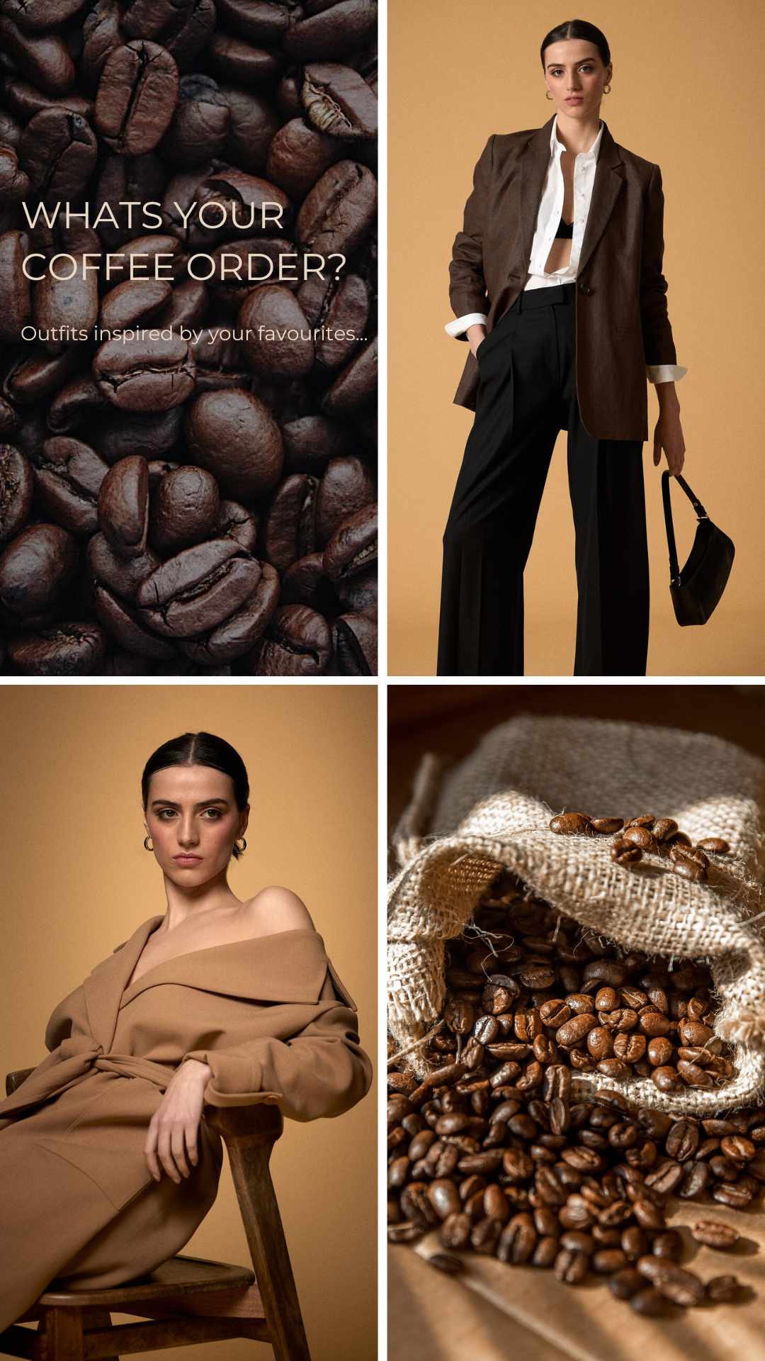 What’s Your Coffee Order? Your favourite as a Helen McAlinden outfit