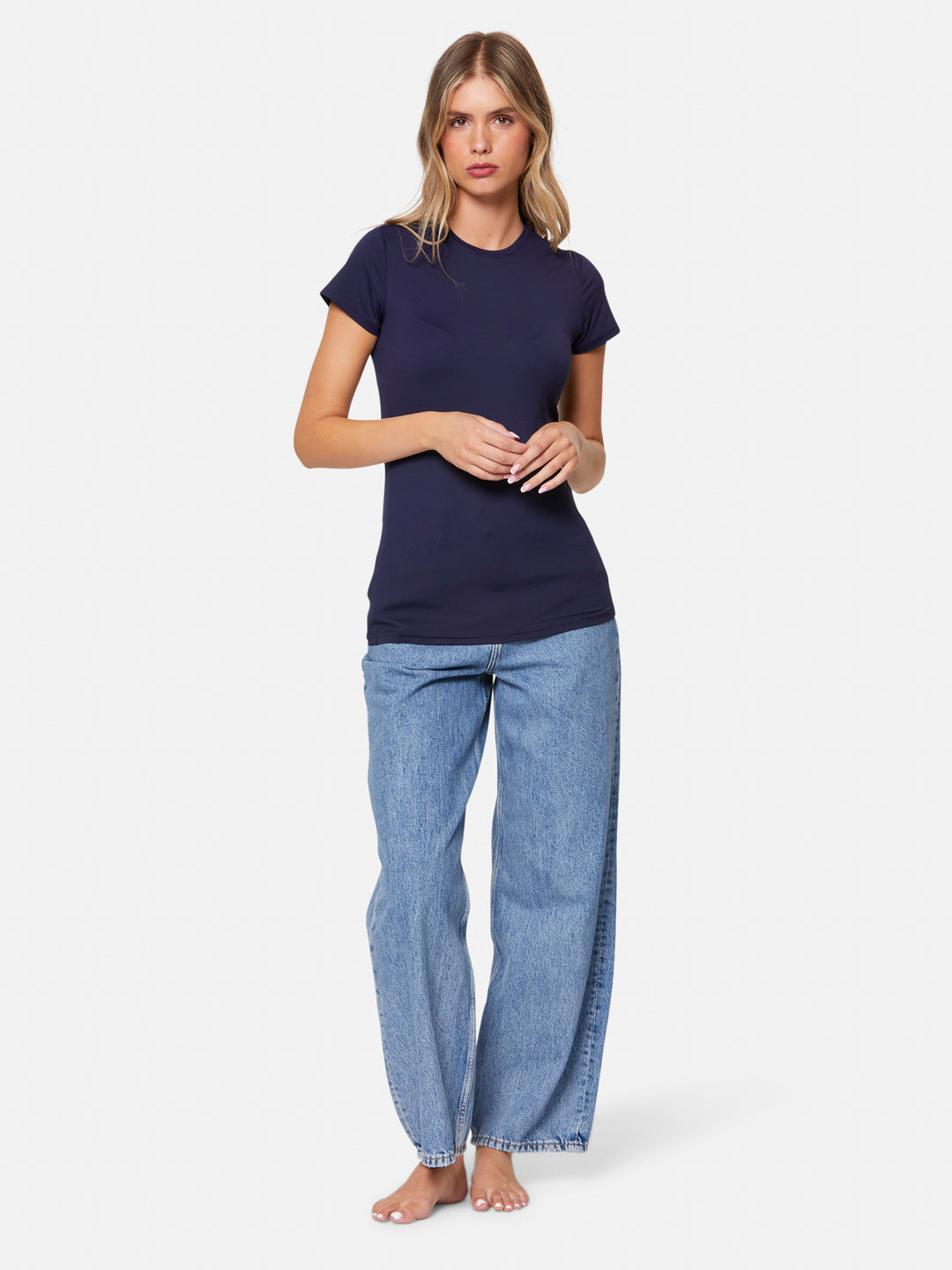 Lori Navy Top