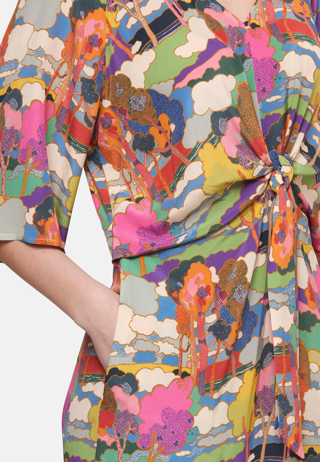 Vestido Estampado Ailbhe Prospect Road - feito com Tecido Liberty