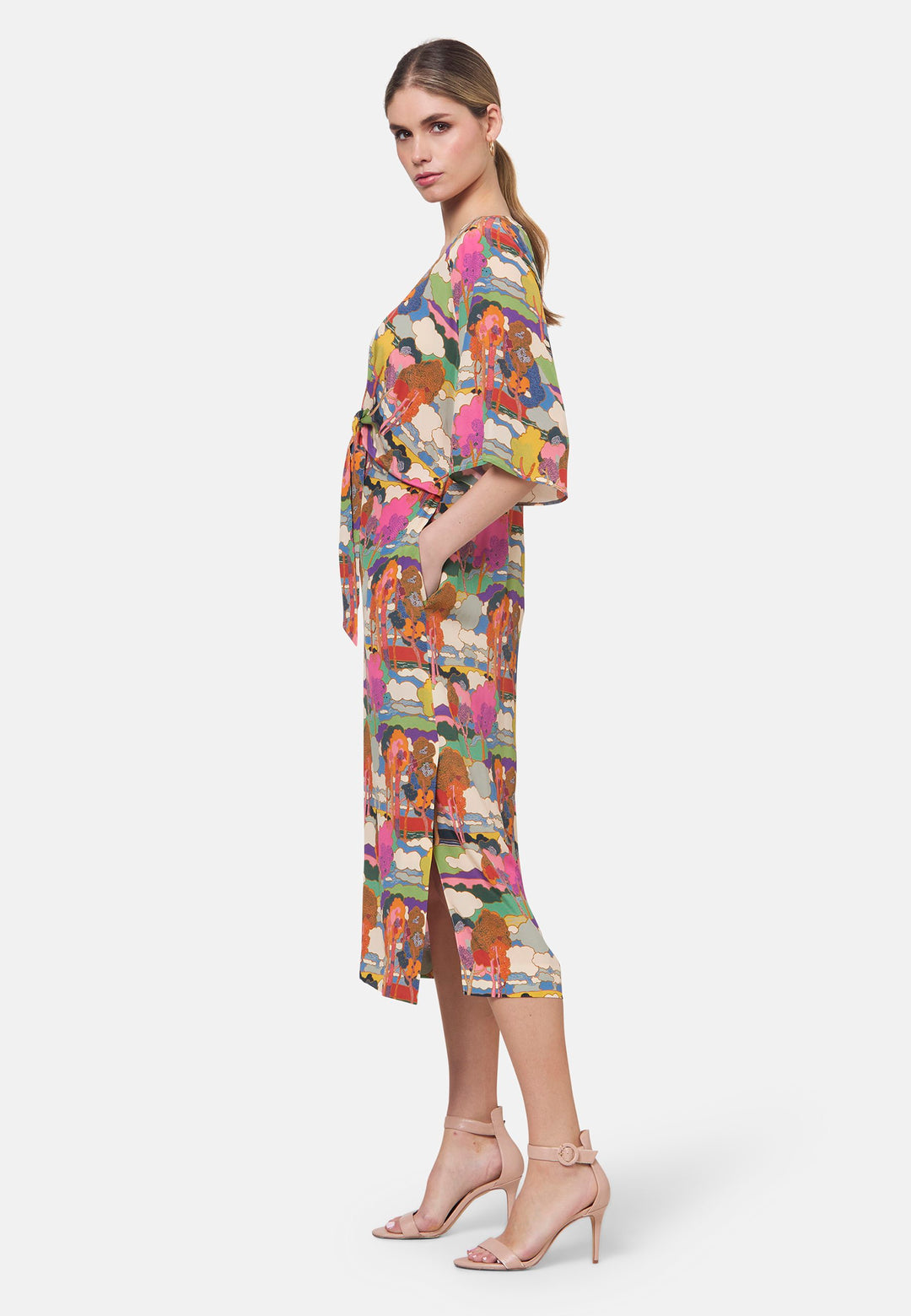 Vestido Estampado Ailbhe Prospect Road - feito com Tecido Liberty