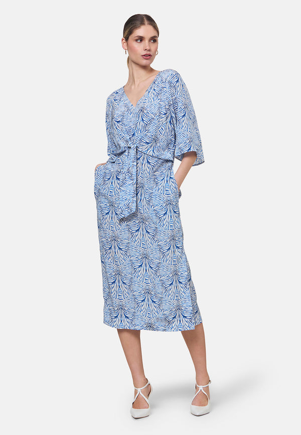 Ailbhe Stripe and Bow Print Dress - made with Liberty Fabric