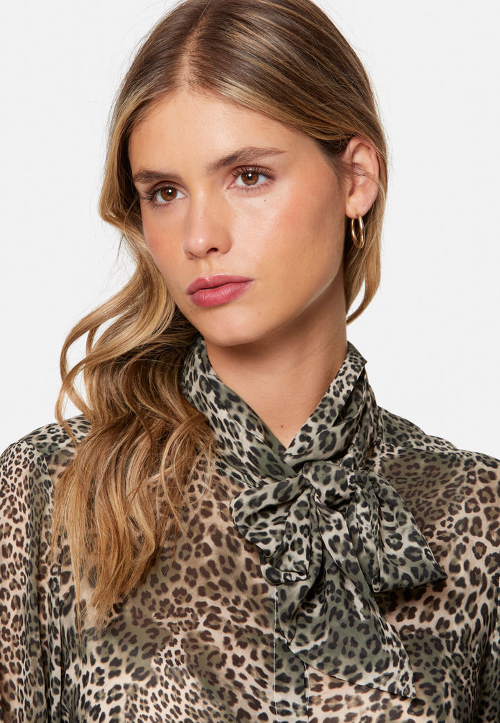 Anastasia Leopard Print Blouse