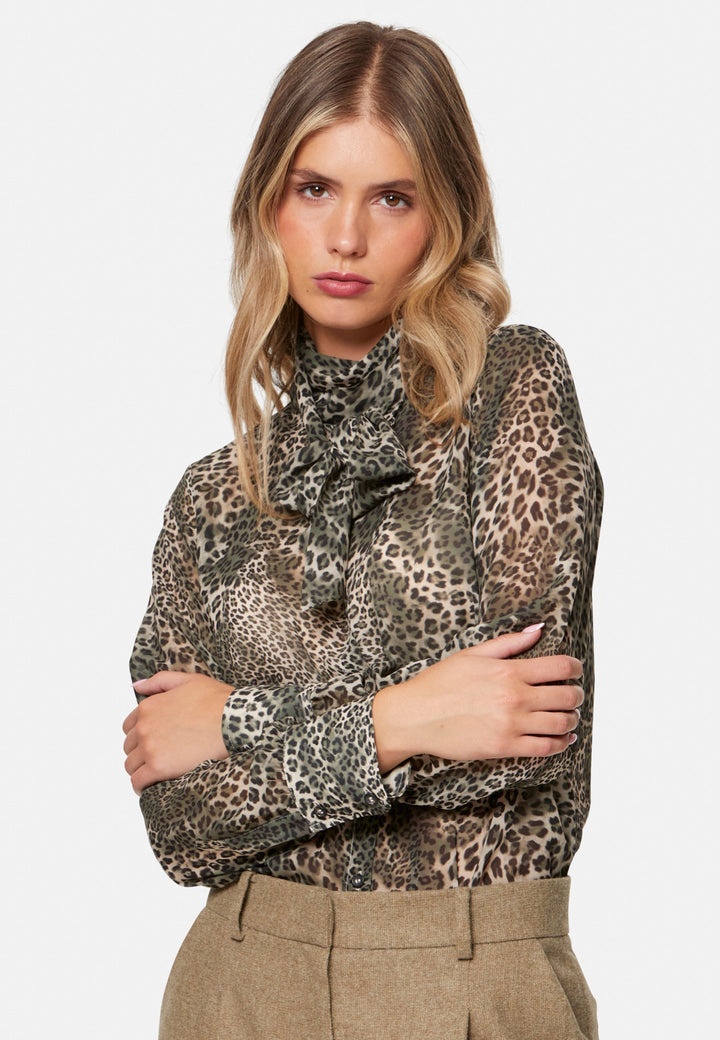 Anastasia Leopard Print Blouse