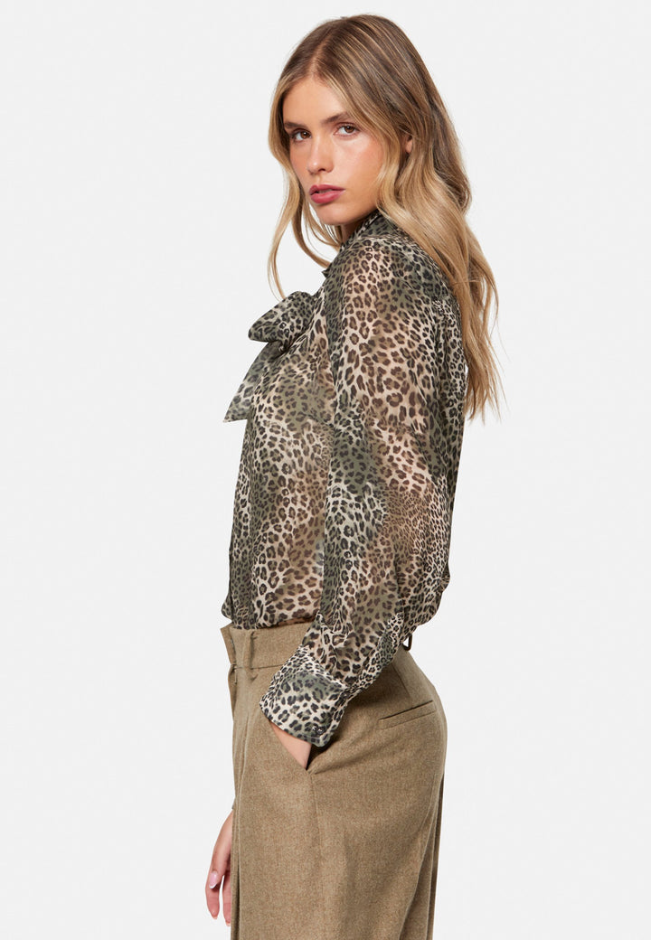 Anastasia Leopard Print Blouse
