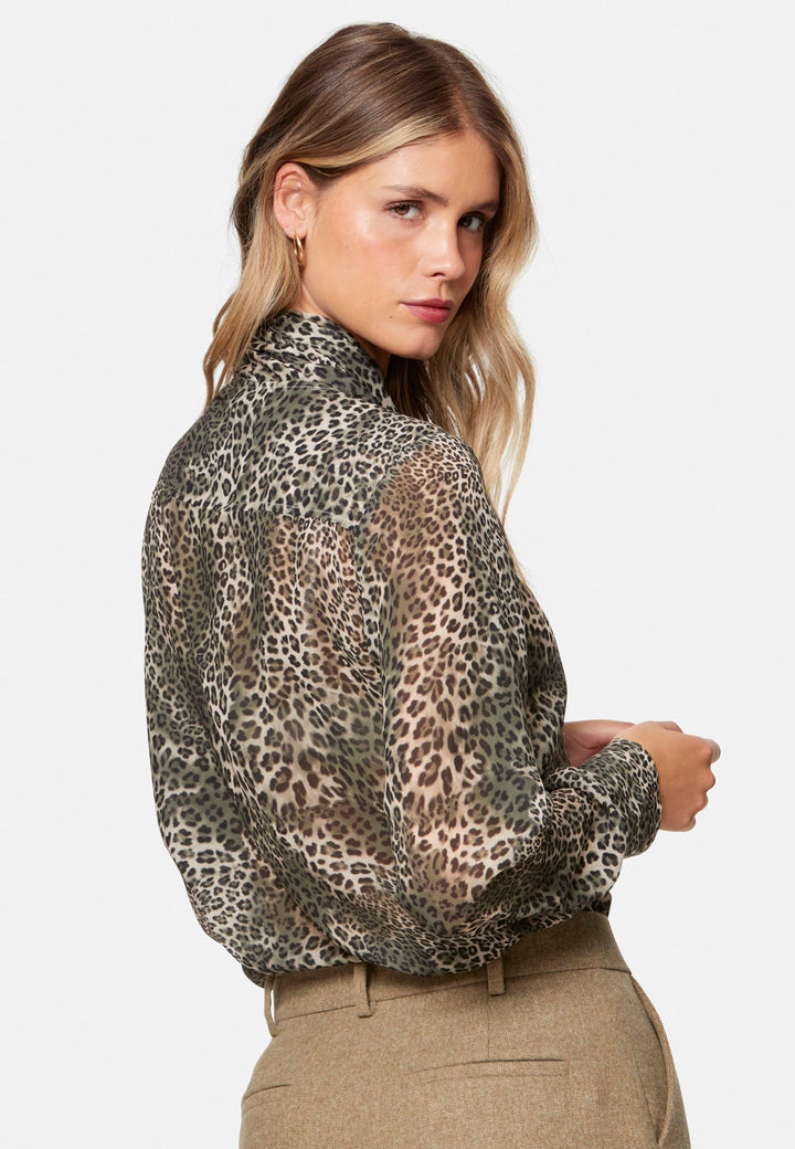 Anastasia Leopard Print Blouse