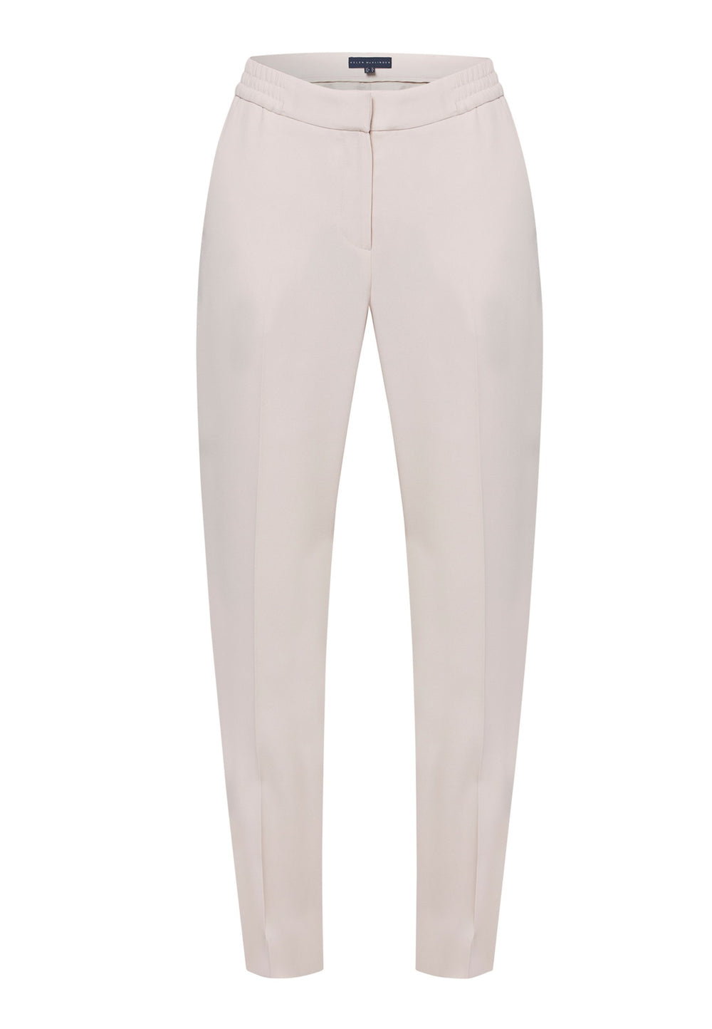 Woman wearing natural pearl pants