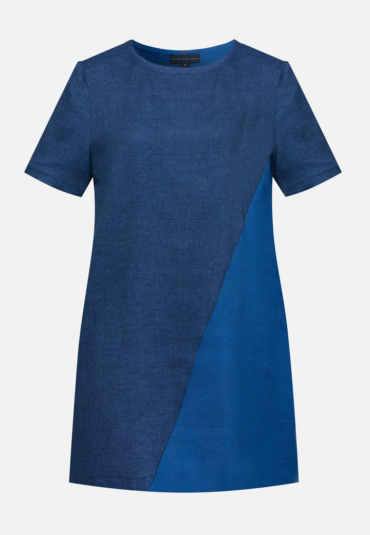 Anna Indigo Shift Dress