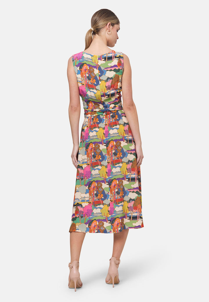 Avril Prospect Road Print Dress - made with Liberty Fabric
