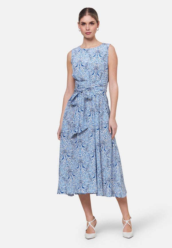 Avril Stripe and Bow Print Dress - made with Liberty Fabric