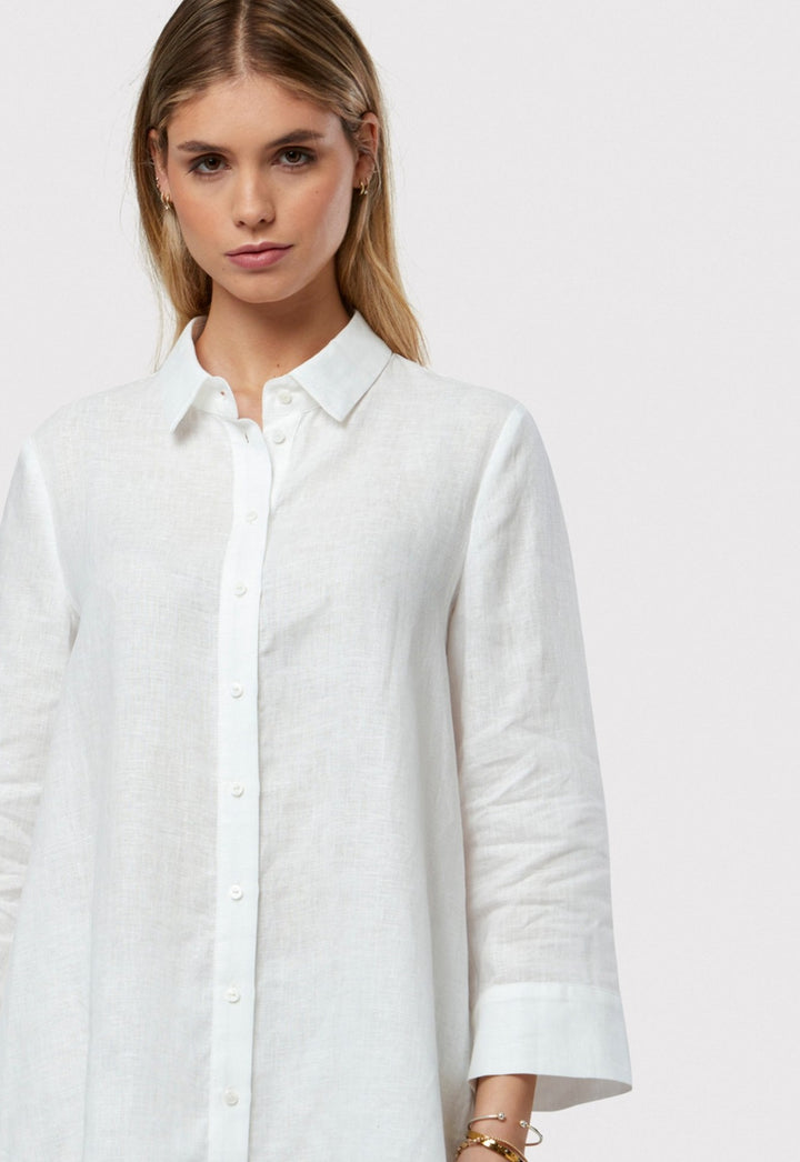 Beatriz White Linen Shirt