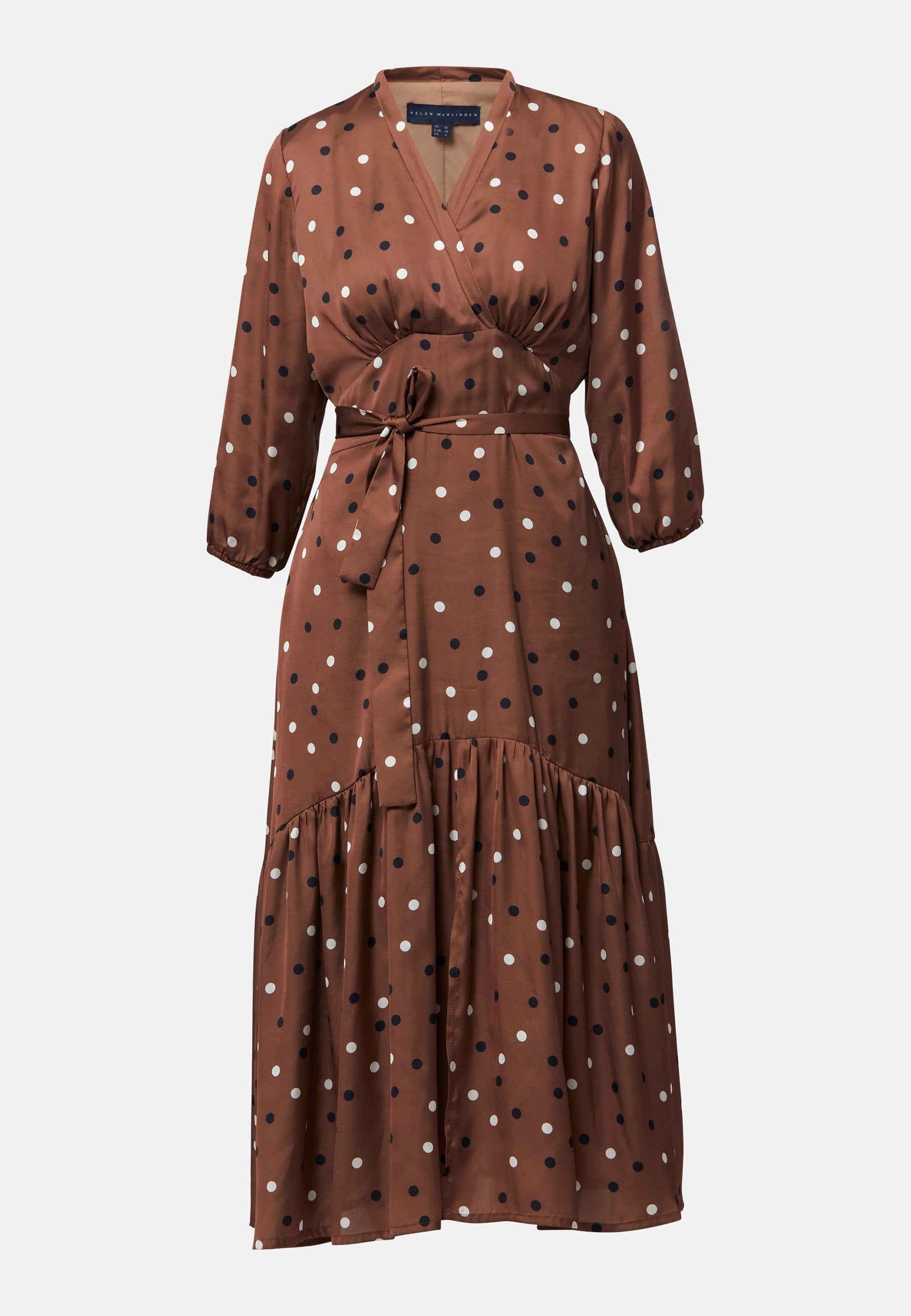 ③Herlipto♡Tiered Polka-Dot Long Dress（Tiered Polka-Dot