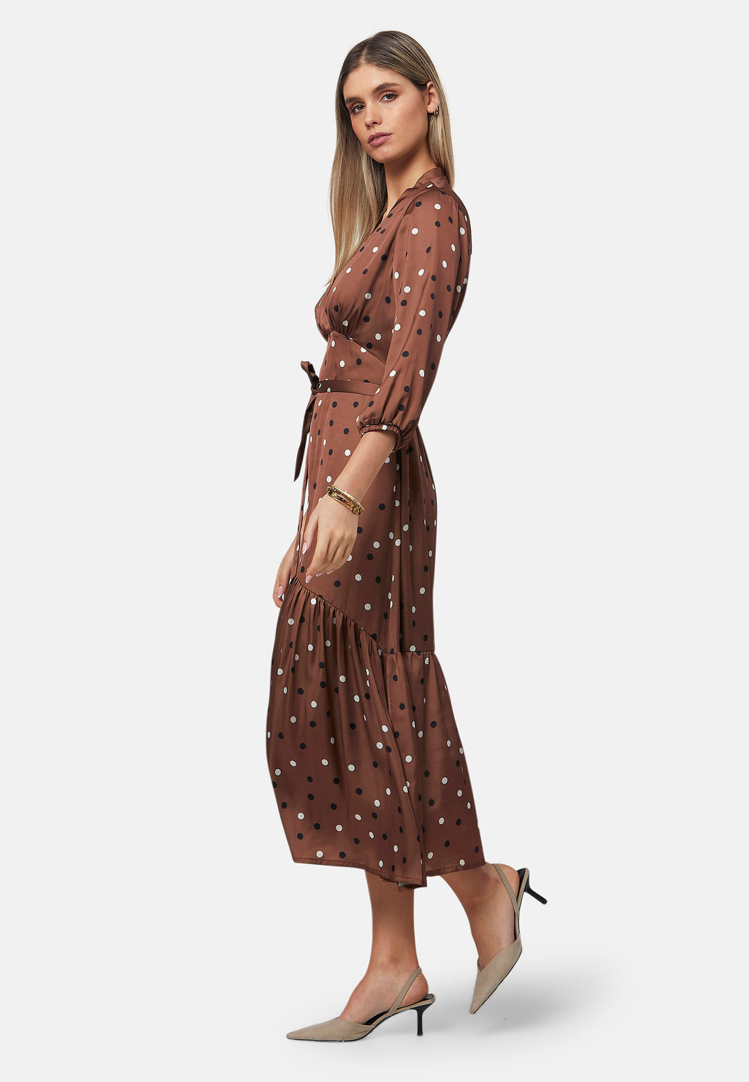 Beverly Brown Polkadot Dress – Helen McAlinden