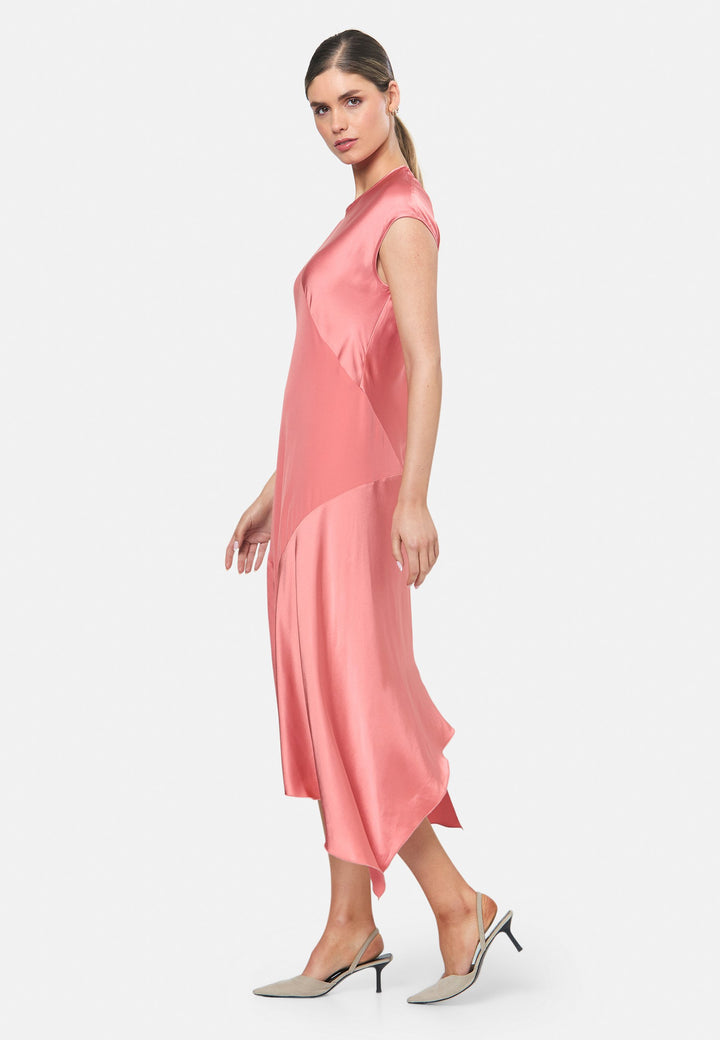 Carmin Coral Rose Dress