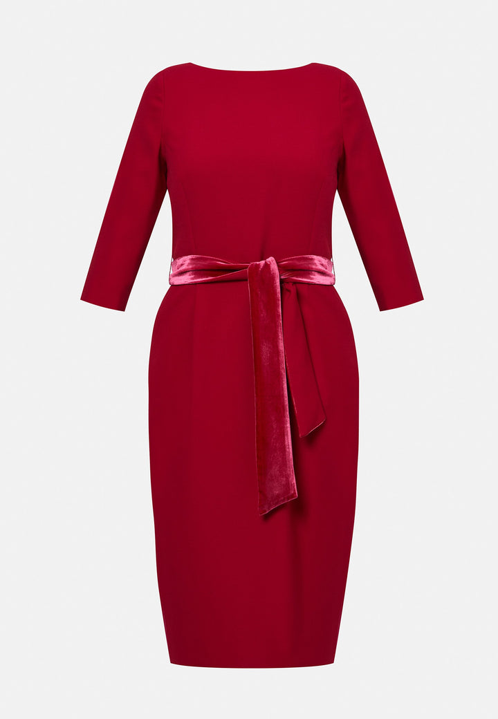 Caroline Ruby Red Dress