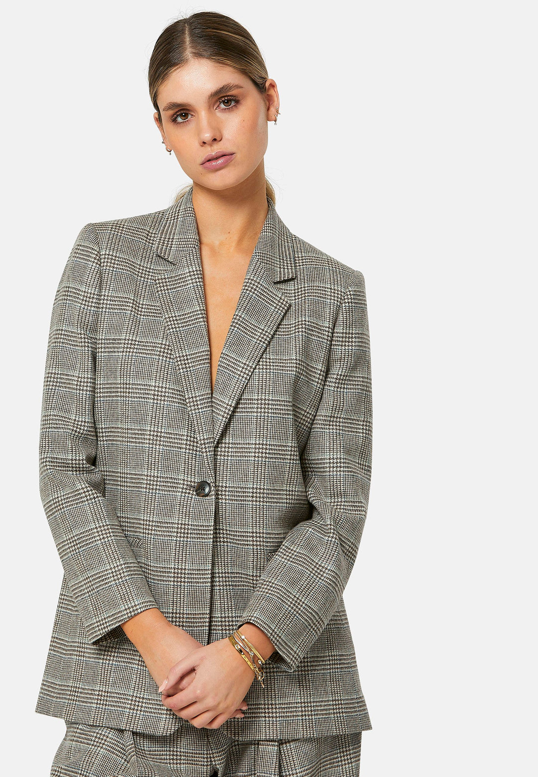 Cassie Magee Plaid Jacket – Helen McAlinden - Main Image