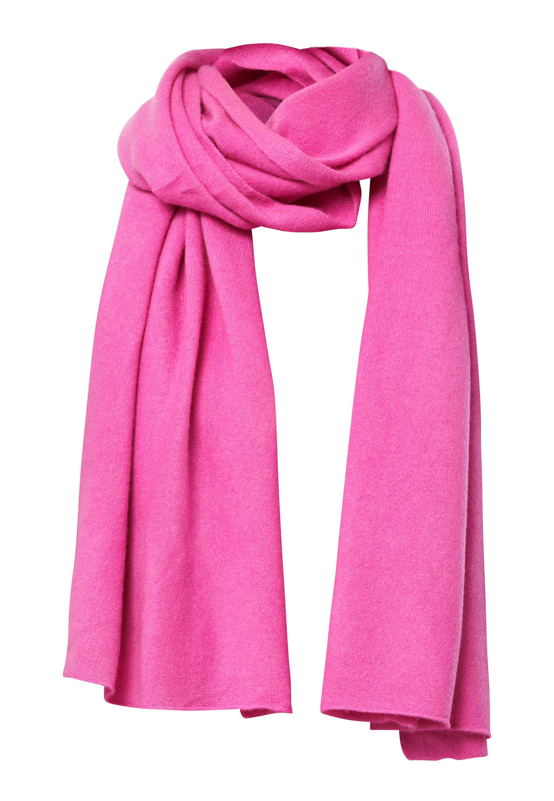 Knitted in pure cashmere with a soft handle, this generously cut wrap drapes fluidly. Loop, wrap or wear as a shoulder cover-up. It’s the easiest way to add colour to winter dressing. Pair with coordinating cashmere for a polished monotone look.