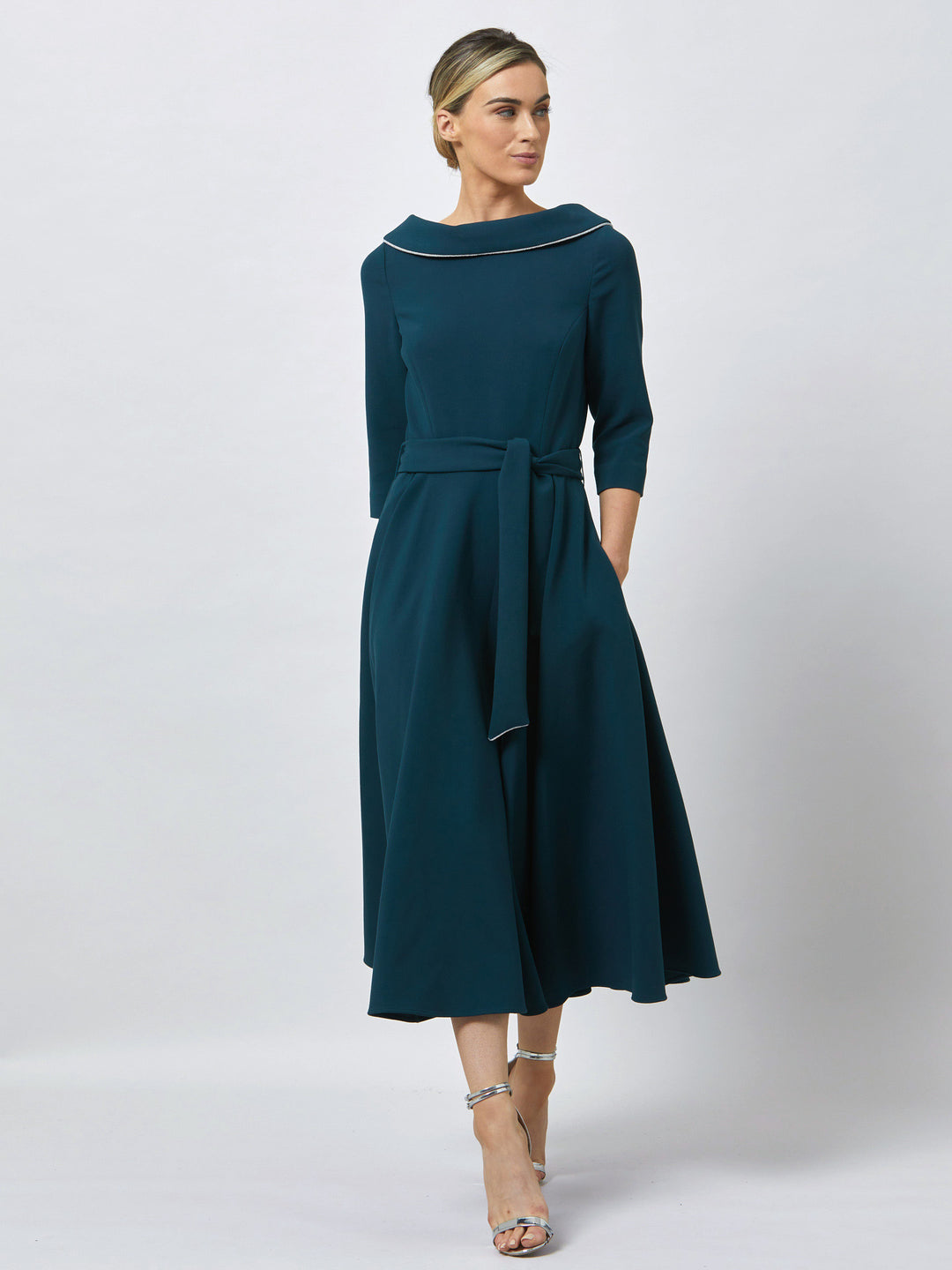 Marylin Dark Jade Dress