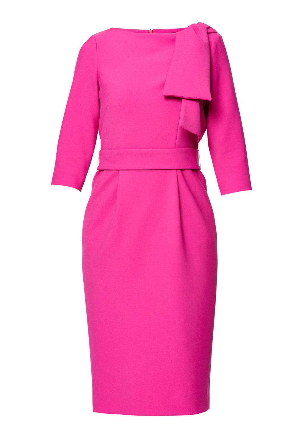 pink pencil dress