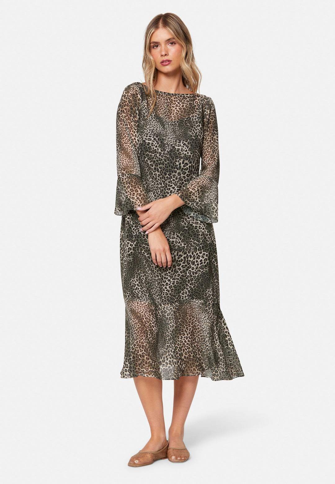 Ezra Leopard Print Dress
