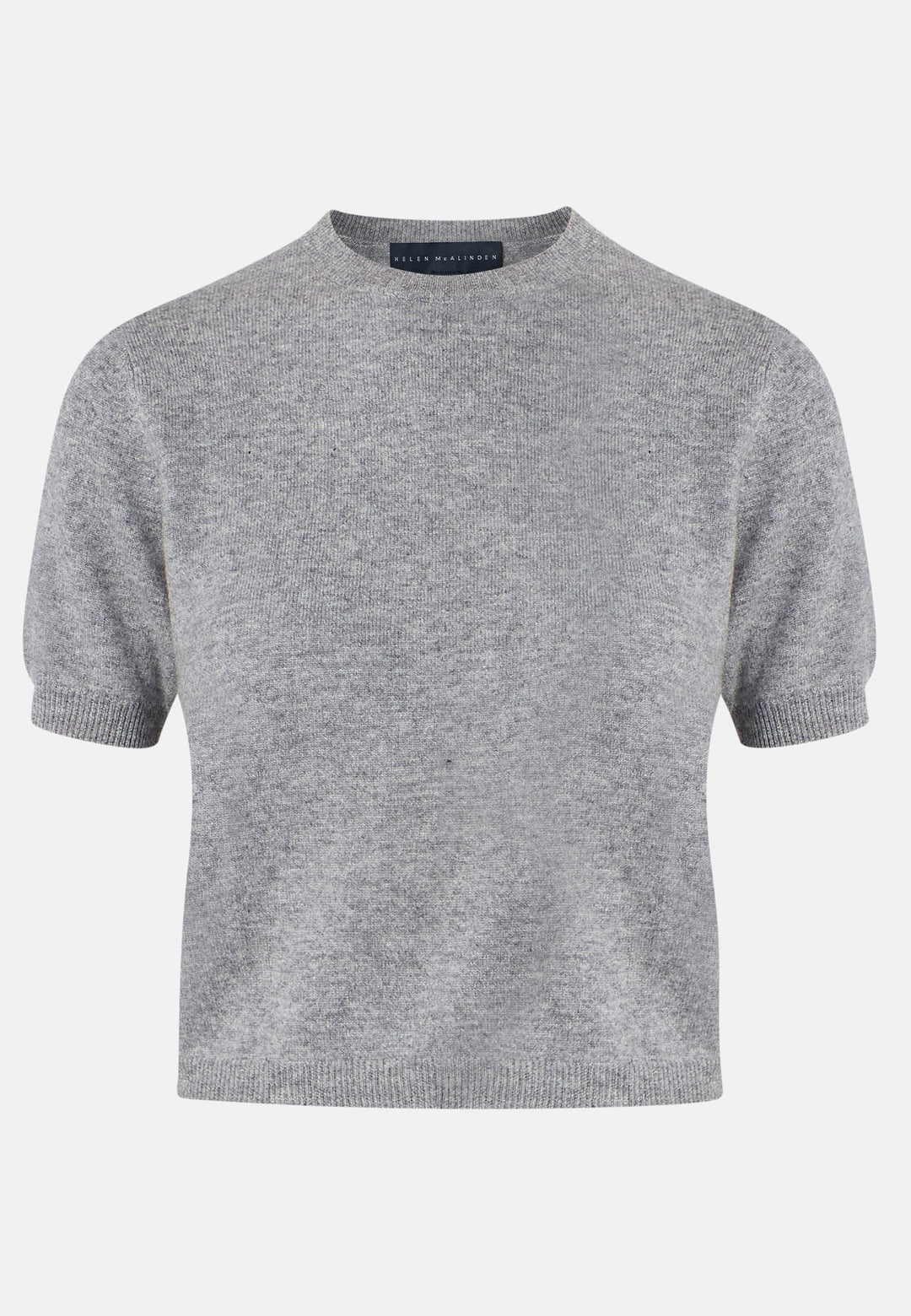 Gemma Marl Grey Cashmere Crew neck T-shirt