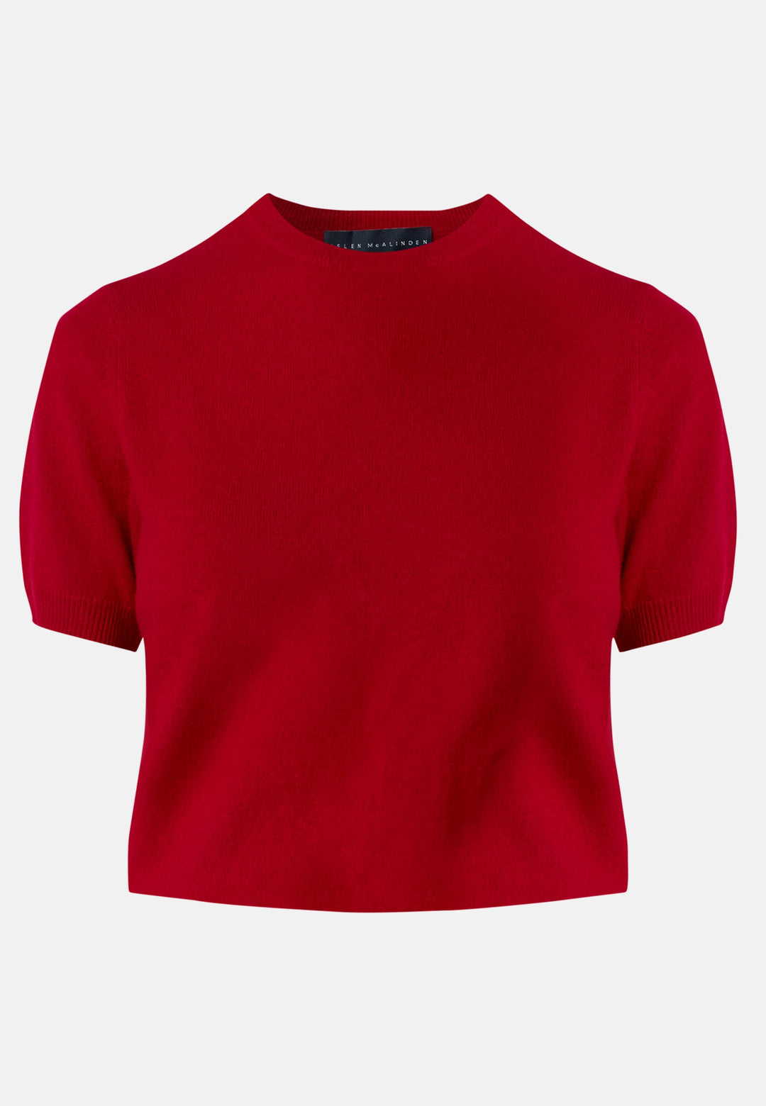 Gemma Ruby Red Cashmere Crew Neck T-shirt