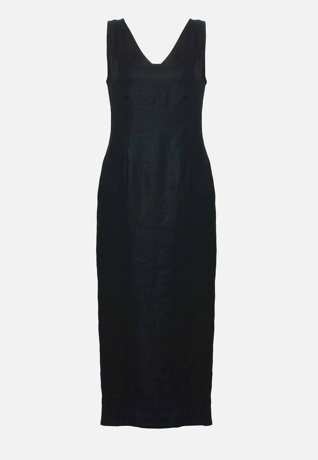 h&m black linen dress Gwen Black Linen Dress – Helen McAlinden