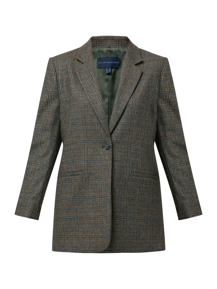 Cassie Magee Tweed Check Blazer