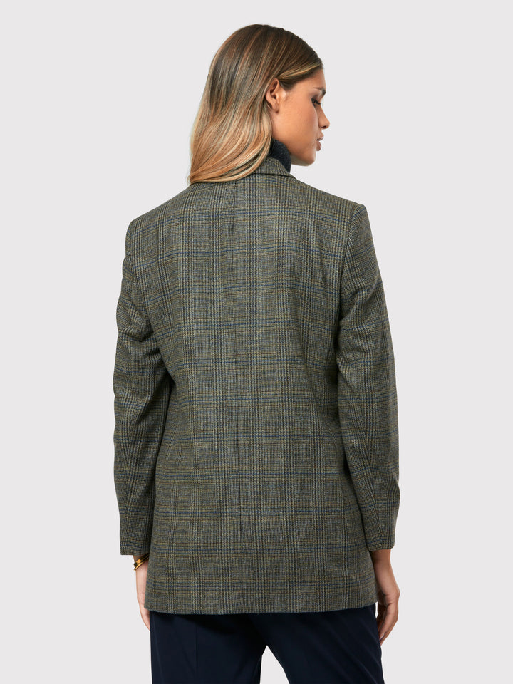 Cassie Magee Tweed Check Blazer