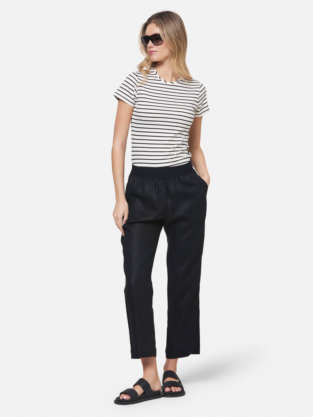 Lori Brown Stripe T-shirt