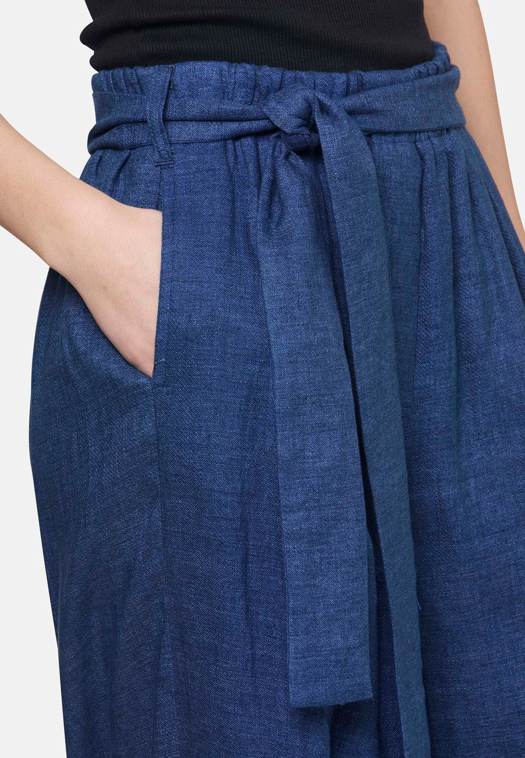 Hepburn Indigo Wide Leg Trouser