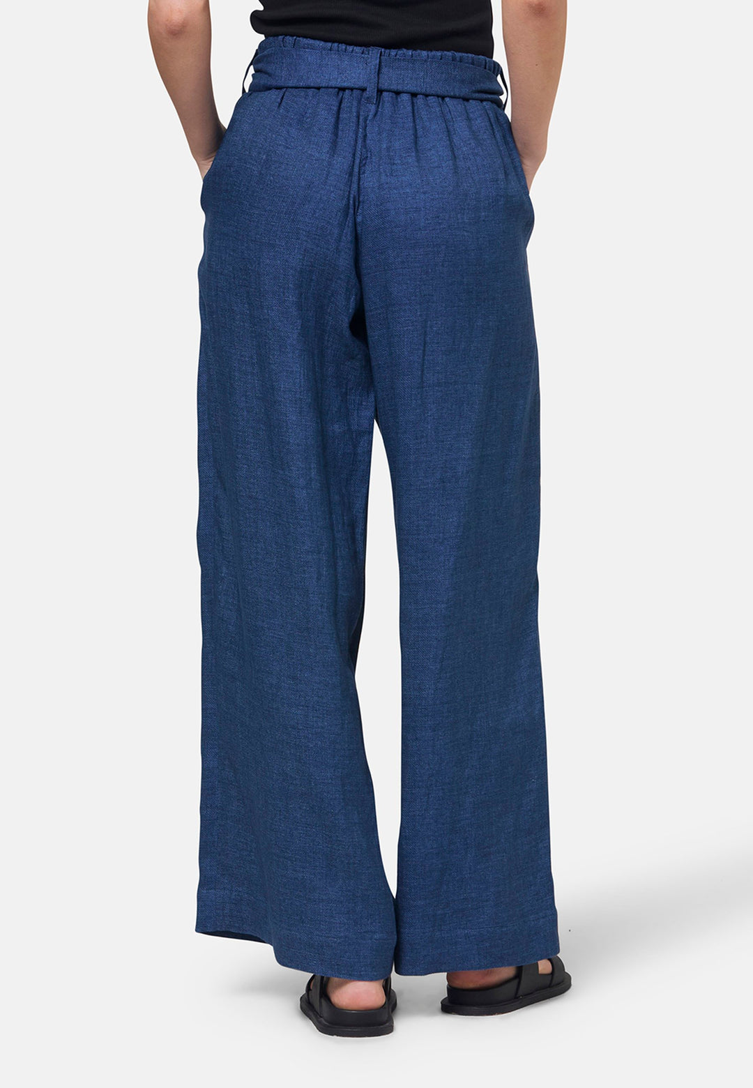 Hepburn Indigo Wide Leg Trouser