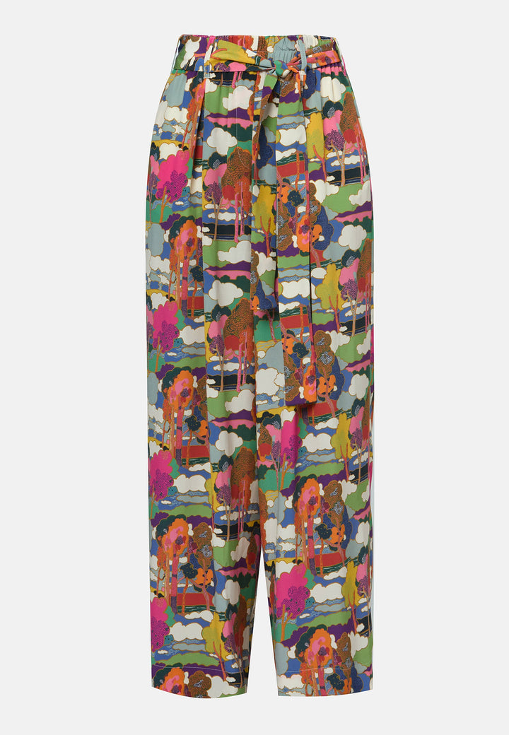 Estampado Hepburn Prospect Road Palazzo - confecionado com Tecido Liberty