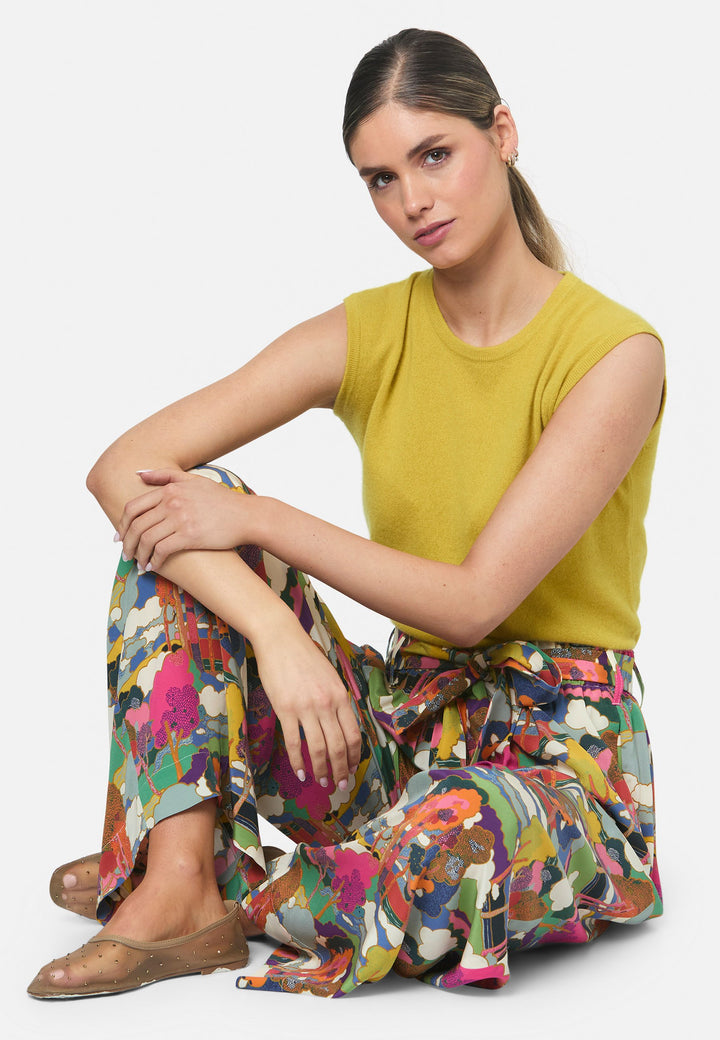 Estampado Hepburn Prospect Road Palazzo - confecionado com Tecido Liberty