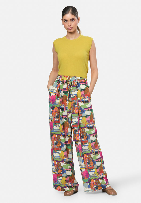 Hepburn Prospect Road Print Palazzo - made with Liberty Fabric