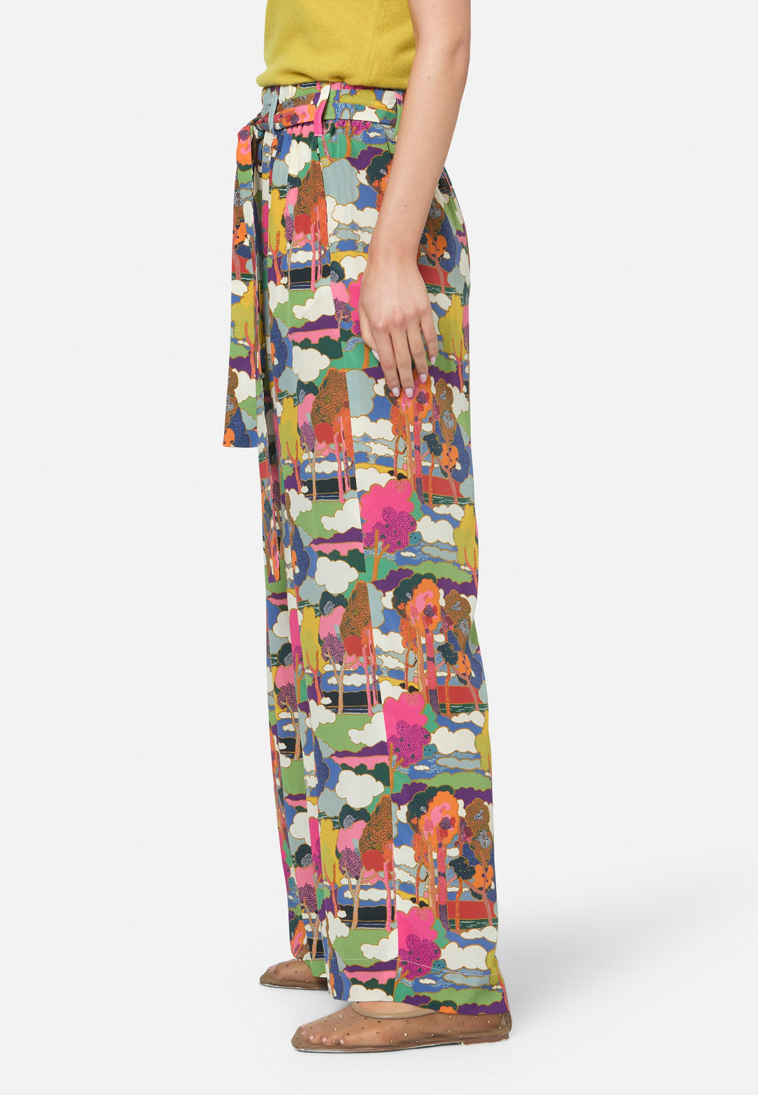 Estampado Hepburn Prospect Road Palazzo - confecionado com Tecido Liberty