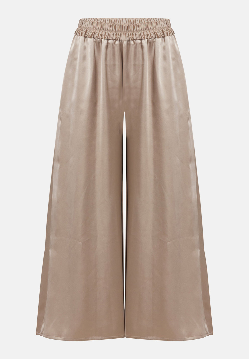 The Imogen Coffee trousers bring chic comfort and versatility to your wardrobe. With a flowing wide leg that elegantly falls to the ankle. These trousers prioritize comfort with an elasticated gathered waistband. Pair this bestselling silhouette with our Berna Coffee top for an elegant co-ord look.