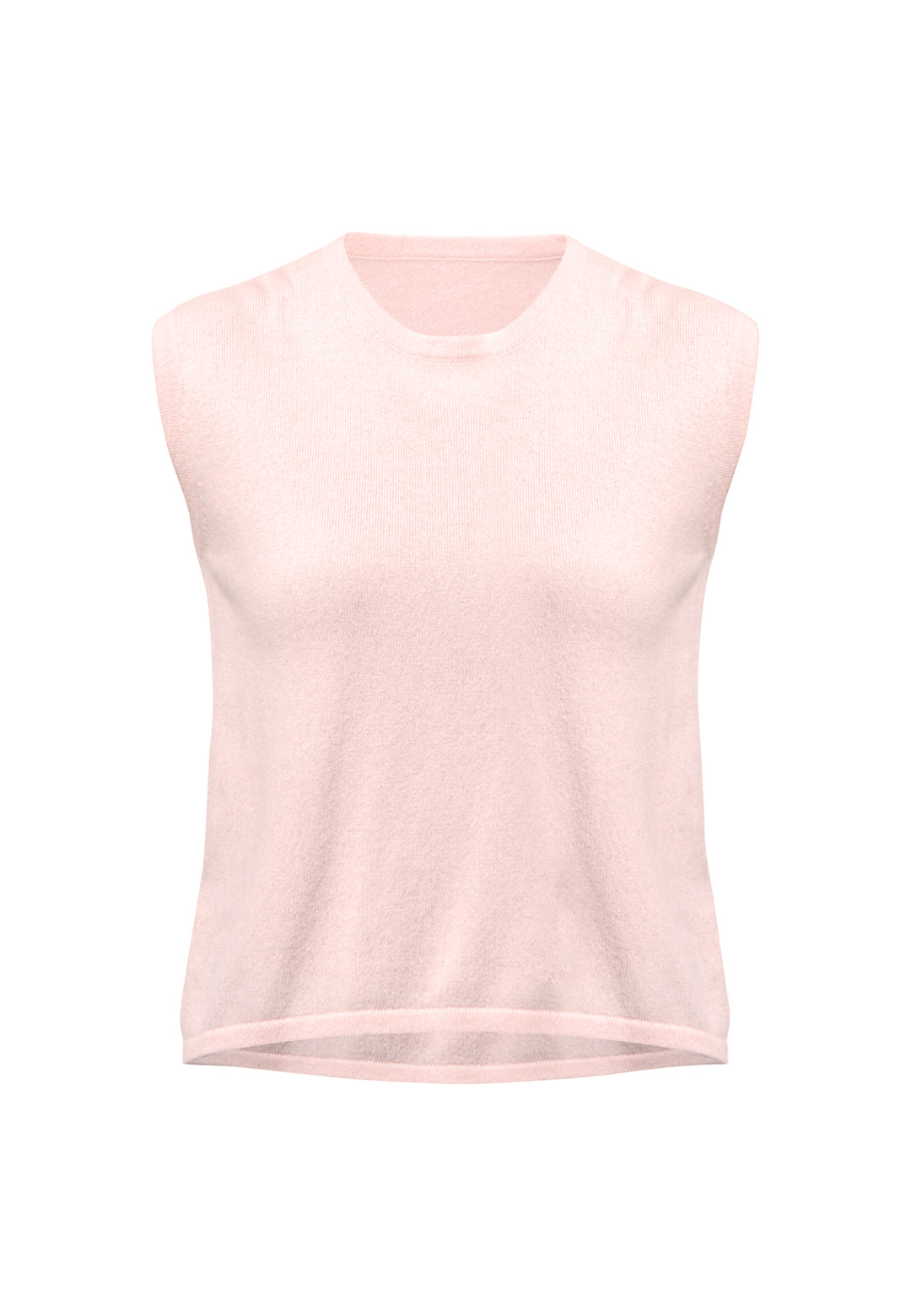 The Marlena Petal Pink Cashmere Sweater-Vest is a sleeveless round neck top that offers versatile styling options. Wear it as a simple underpinning for the matching ballet wrap to complete a coordinated look. Alternatively, layer it as a sweater vest over your favorite crisp white shirts for a stylish and contemporary outfit. Made from luxurious cashmere, the Marlena Sweater-Vest adds an extra layer of comfort and sophistication to your wardrobe.