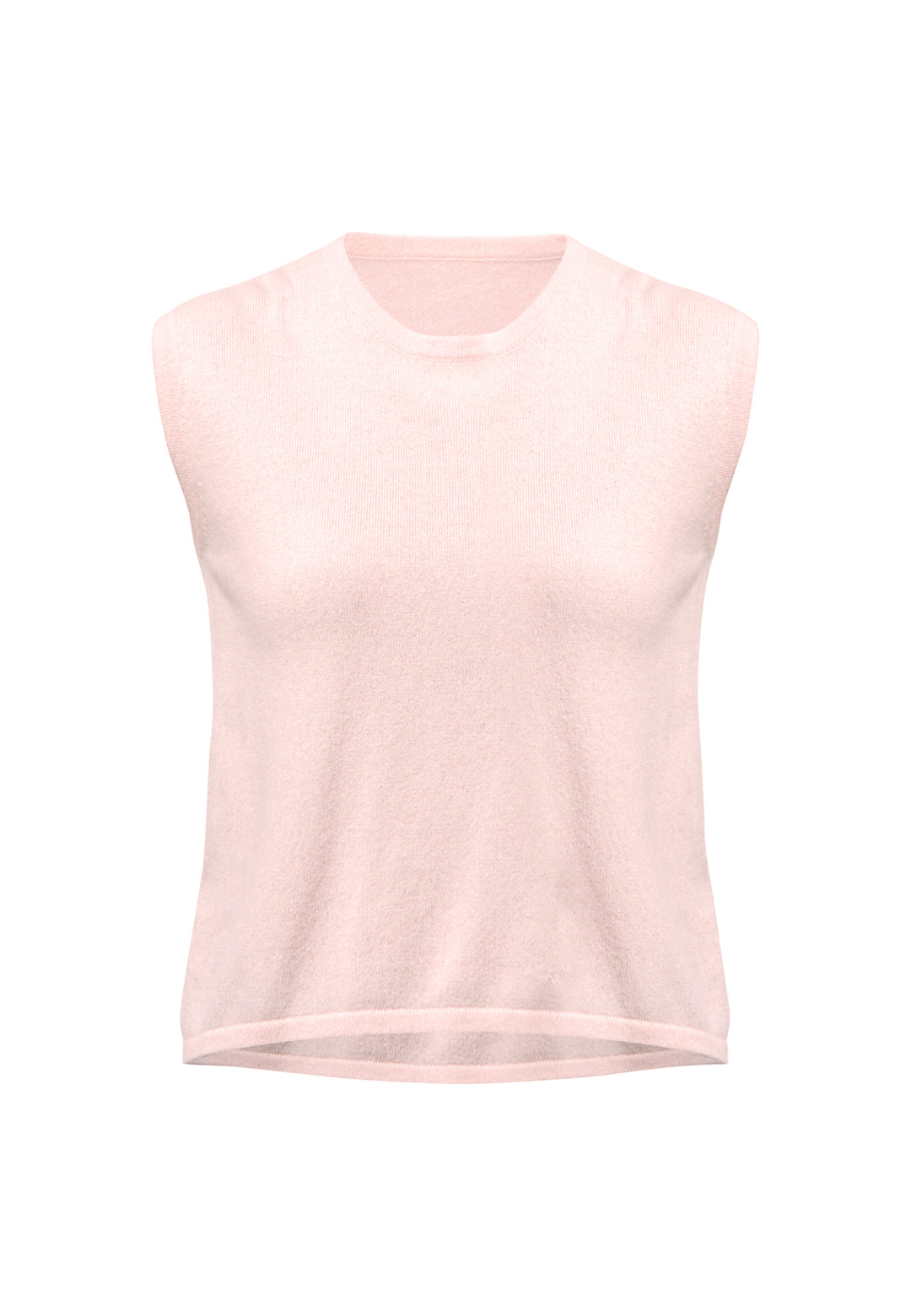 The Marlena Petal Pink Cashmere Sweater-Vest is a sleeveless round neck top that offers versatile styling options. Wear it as a simple underpinning for the matching ballet wrap to complete a coordinated look. Alternatively, layer it as a sweater vest over your favorite crisp white shirts for a stylish and contemporary outfit. Made from luxurious cashmere, the Marlena Sweater-Vest adds an extra layer of comfort and sophistication to your wardrobe.