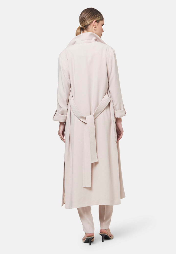 Lydiah Natural Pearl Duster Coat