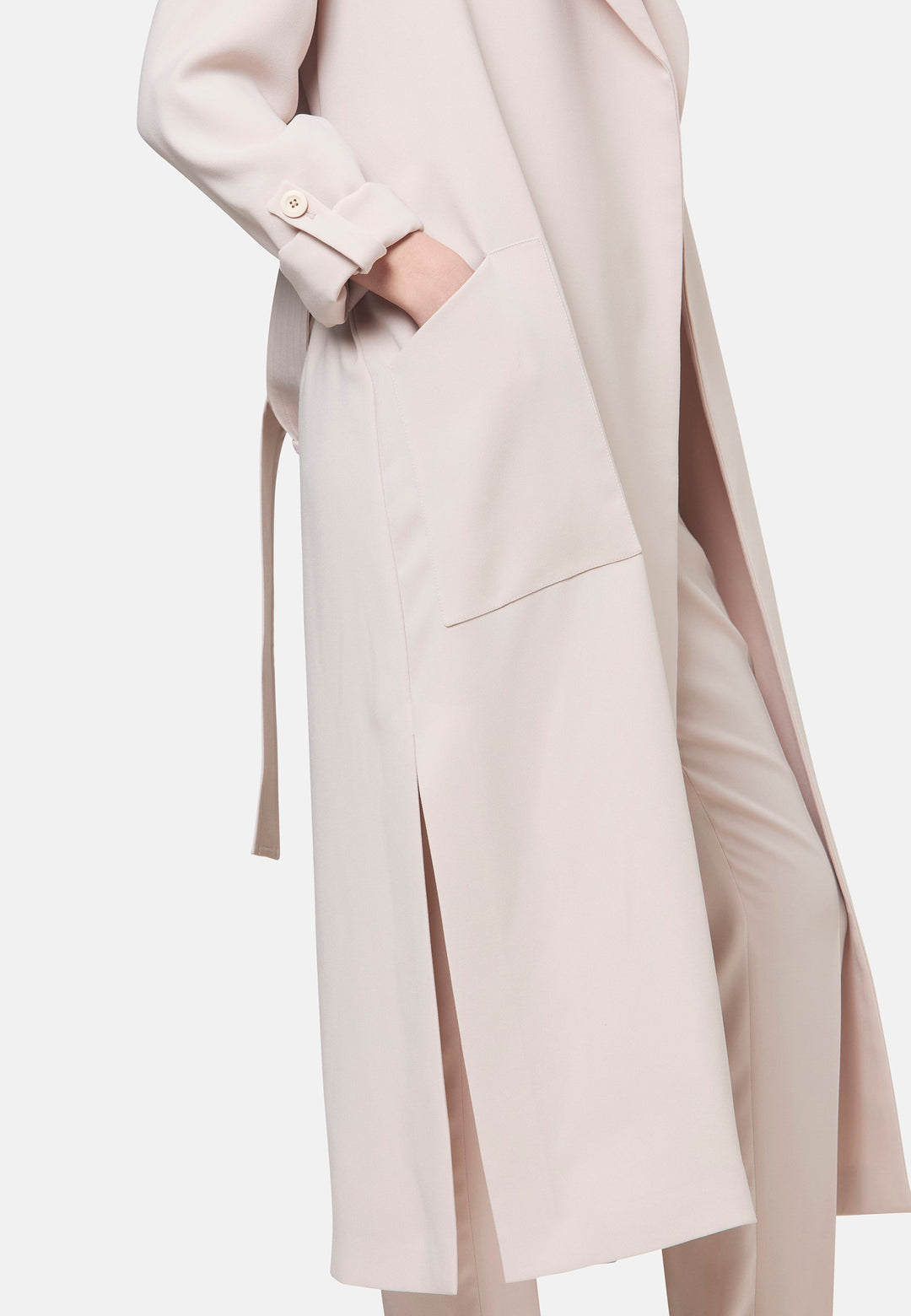 Lydiah Natural Pearl Duster Coat