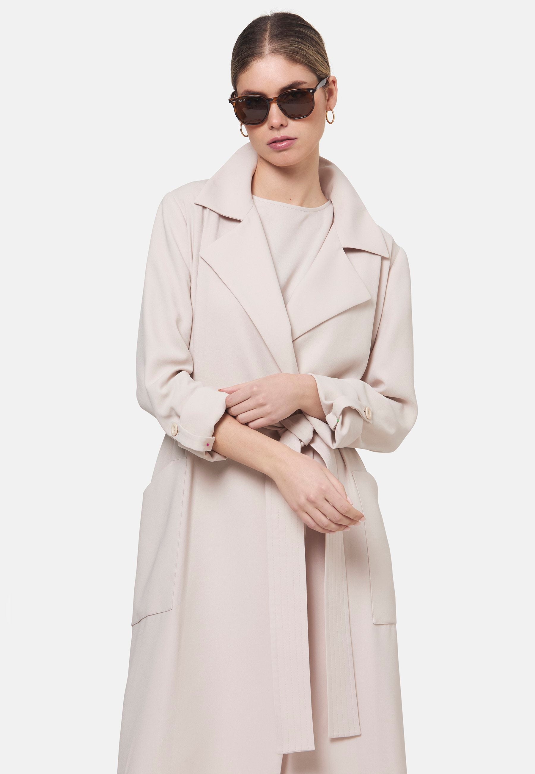 Lydiah Natural Pearl Duster Coat – Helen McAlinden
